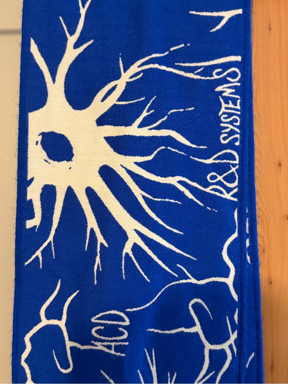 Neuroscience Blue Biotechne Neuron Ruffneck Scarf - Picture 5 of 14
